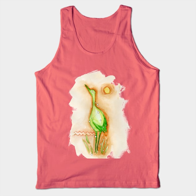 Virgo Baltic Zodiac - The Crane Tank Top by Dbaudrillier